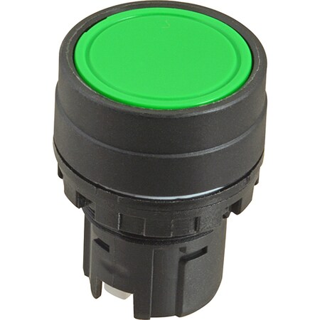 Allpoints Switch, Push-Button , Flush, Green 8014207